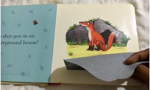 Gruffalo flap book for babies