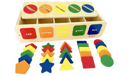 Color and Shape Sorting Learning Matching Box