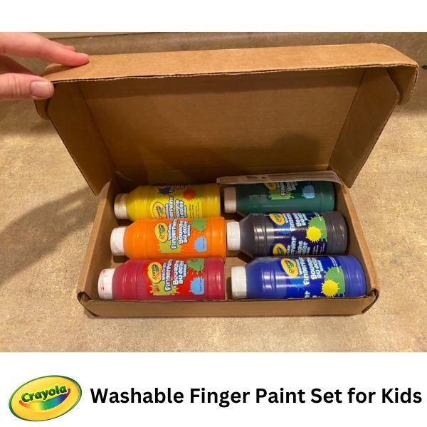 Crayola Washable Finger Paints Real Size