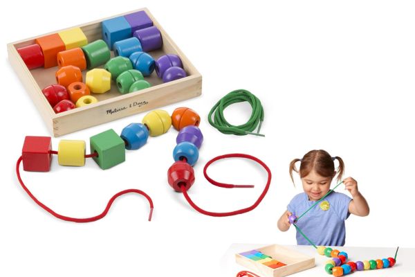 Threading Beads for 3 Year Olds